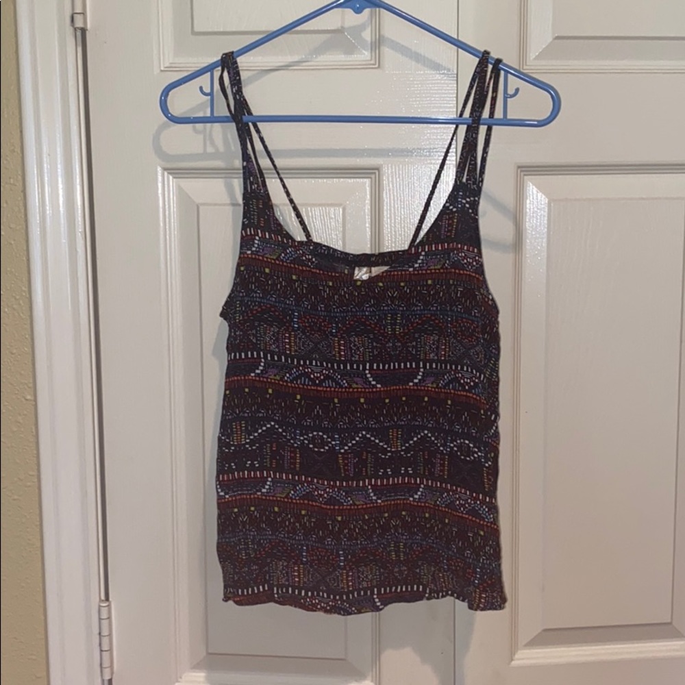 Tribal print tank
